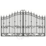 China Customized Factory Wrought Iron Gate