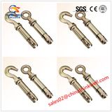 Heavy Duty Sleeve Anchor Eye Bolt and Hook