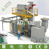 Continuous Overhead Monorail Shot Blasting Machine