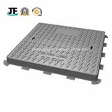 En124 C250 Sand Casting Manhole Cover with Hinge and Seal