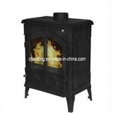 Antique Black Cast Iron Solid Fuel Stove