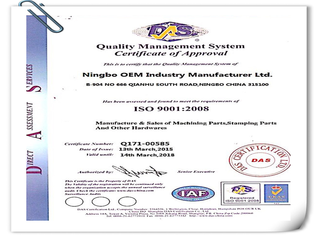 OEM CNC Machined Parts